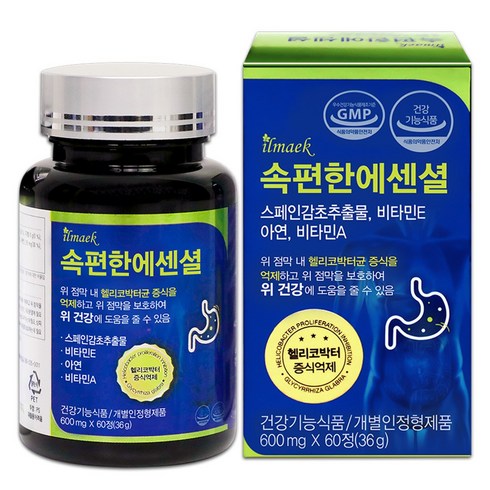 일맥 속편한에센셜 위건강, 60정, 1병