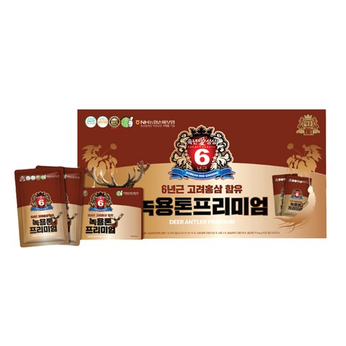 [태웅식품]정직하고 믿을 수 있는 녹용톤 프리미엄, 60ml, 30개