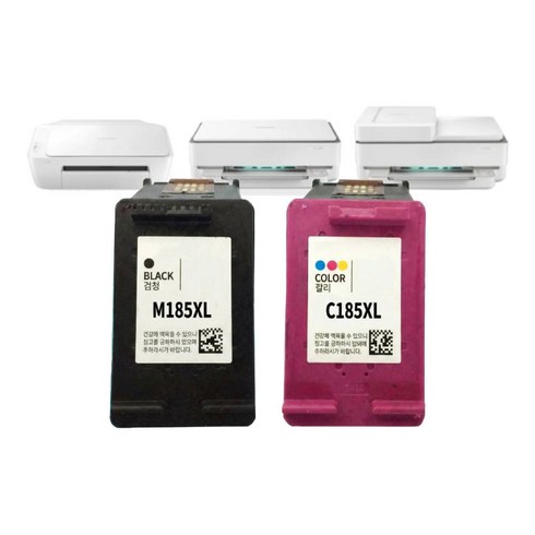 우리네 우리로켓 SL-J1780W 삼성 가정용 프린터기 잉크 호환, 1개, 선명한 출력 M185 검정색 잉크