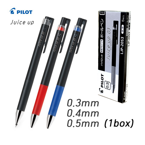 파이롯트 쥬스업 젤잉크 중성 노크펜 0.3mm, 블루, 5개