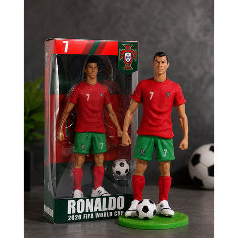Ronaldo 크리스티아누 호날두 축구 피규어 컬렉션 장식용 축구선수 피규어 인테리어 소품, 1개