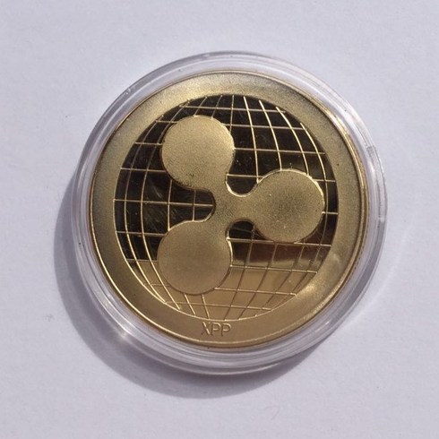 까마느 리플 코인 기념 주화 동전 비트코인, A.골드 3개세트