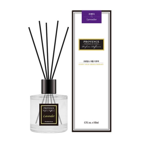 더허브샵 프로방스 퍼퓸 디퓨저, 라벤더, 140ml, 2개