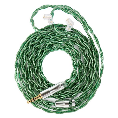 Keephifi KBEAR 청강선 실버 도금 고순도 구리 HiFi 이어폰 업그레이드 케이블 For KZ TRN TANGZU 수월우, 3.5MM, QDC, 1개