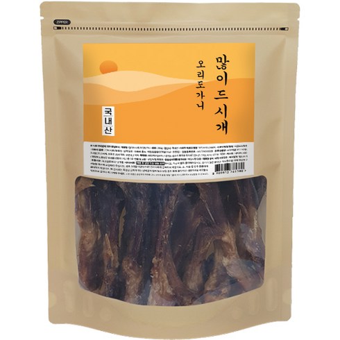 바이케이알 많이드시개 대용량 국내산 강아지 수제간식, 오리도가니, 350g, 1개