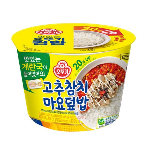 오뚜기 고추참치마요 즉석국 덮밥, 285.5g, 12개