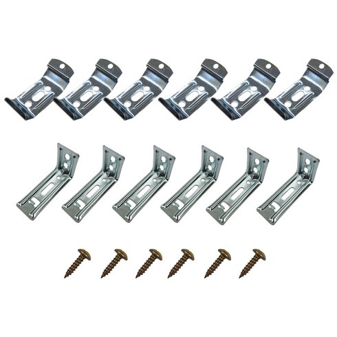 공간커튼 블라인드 ㄱ자 꺽쇠 + 브라켓 스냅, 1개, 롤블라인드 6P set