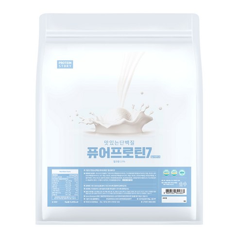 프로틴스토리 맛있는 단백질 퓨어프로틴7 3kg 밀크쉐이크, 1개