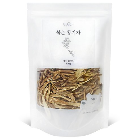 깨끗하게 관리하고 저온으로 볶아낸 더하다 볶은 황기차 국산 국내산, 150g, 1개입, 1개
