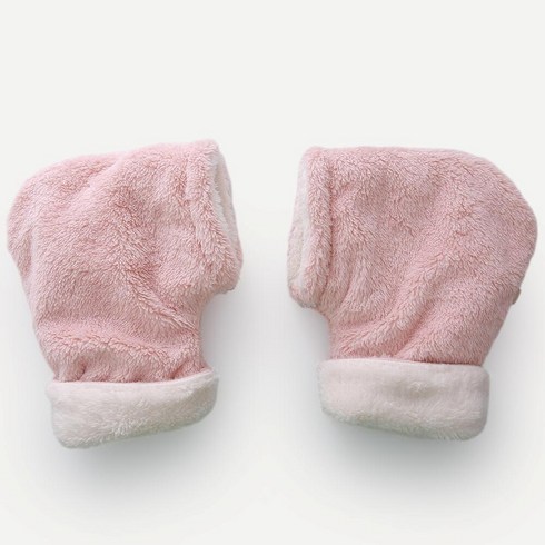 원라인 베어베어 킥보드워머 유아 어린이 자전거 퀵보드 겨울 방한 장갑 워머, 핑크, 1개