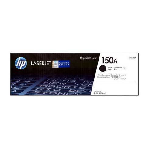 HP 프린터토너 NO 150A W1500A 표준용량, 검정, 1개
