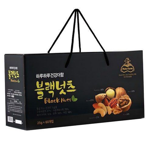 넛츠팜 블랙넛츠 견과 선물세트 1.5kg, 1세트