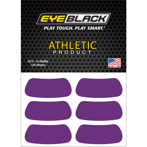 EYEBLACK Purple 퍼플 컬러 아이블랙 12 pair (24개) 보라색 아이패치 스티커
