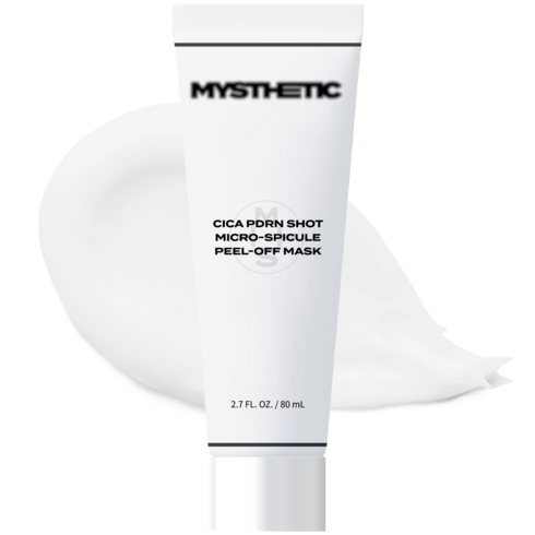 미스테틱 시카 식물성 PDRN 100만샷 수용성 콜라겐 마이크로 스피큘 필오프 랩핑 마스크 80ml, 1개, 1개입