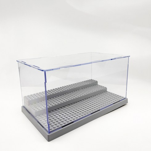 꼼지락 레고 미니 피규어 케이스, 회색(Gray), 1개