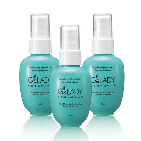 뿌리는 여성청결제 유산균 회음부 스프레이, 3개, 50ml