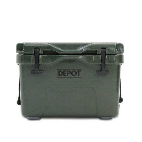 DEPOT 하드 쿨러, 25L, 아미 그린