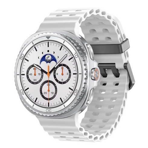 갤럭시워치9 8 호환 스트랩 방수성 스포츠 마린 밴드 40mm/44mm/클래식 46mm, 화이트, 1개