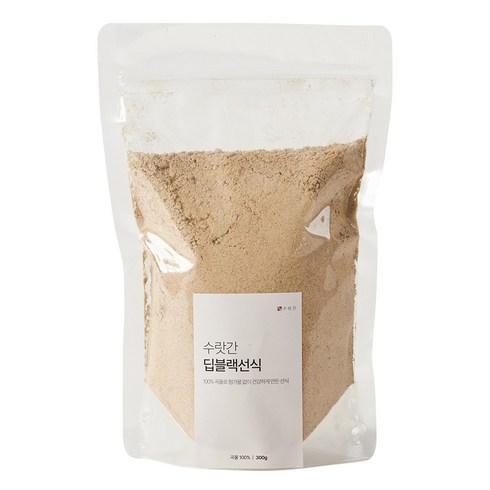 수랏간 태우지 않고 볶은 딥블랙선식, 300g, 4개