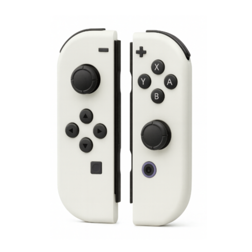 WAP 닌텐도 스위치 OLED 및 스위치2 호환 조이콘, 화이트+화이트, 1세트, HS-SW506