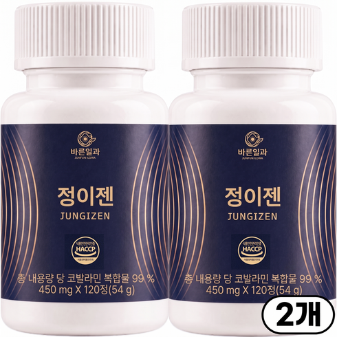 정이젠 코발라민 플러스 포뮬러 대용량, 2개, 120정