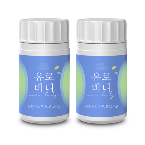본사출고 유로바디 베르가못, 2개, 45정
