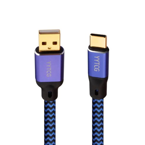 YYTCG 6N OCC 24K 도금 하이파이 HIFI G2 오디오인터페이스 USB A-B C-B A-C C-C 케이블, USB A-C 3M