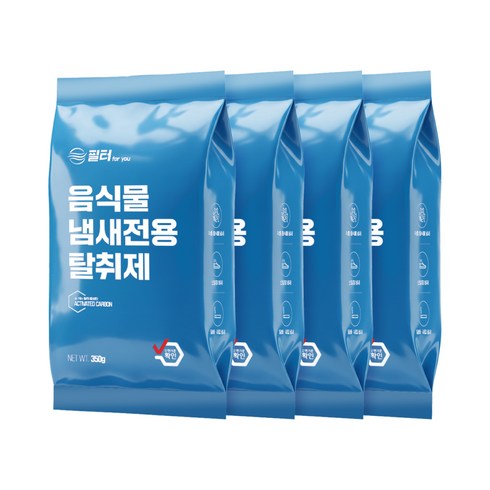 호환 미닉스 쿠쿠 스마트카라 쉘퍼 린클 에코체 음식물 처리기 활성탄필터 탈취, 활성탄 100%, 4개