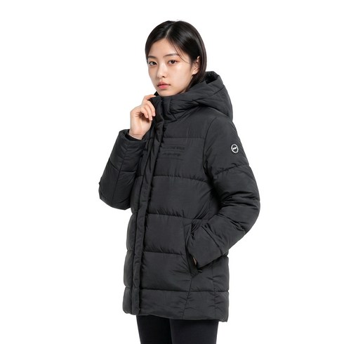 험머 여성 H3 레플리카 퀼팅 패딩 블랙
