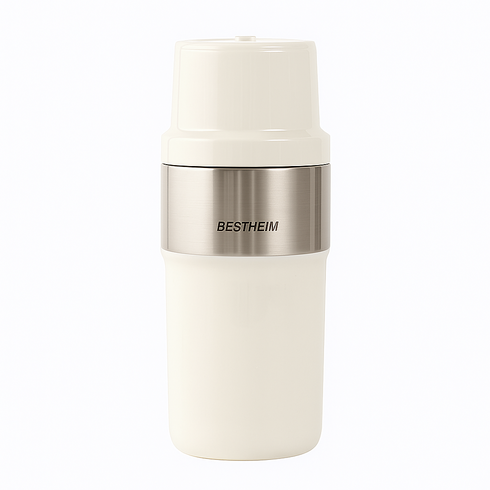베스트하임 제스톰 스텐 304 무선 휴대용 믹서기 텀블러 530ml, 아이보리