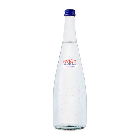 에비앙 글라스 탄산수, 750ml, 12개