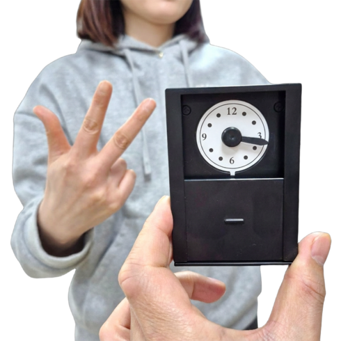 JL매직 너가 머릿속에 생각한 시간을 난 안보구 맞출수있어 방과후수업 마술교구 마술놀이 수학교구 시간맞추기, 1개