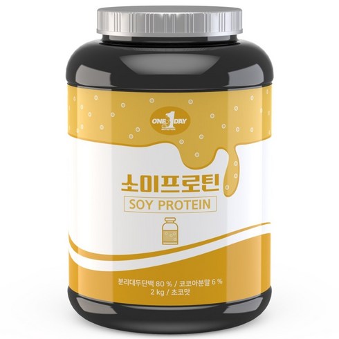 원데이뉴트리션 소이프로틴 단백질 쉐이크 초코맛, 2kg, 1개