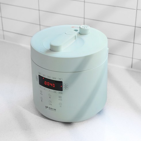 키친아트 3-4인용 미니 전기압력밥솥, KRH-B3300E, 민트