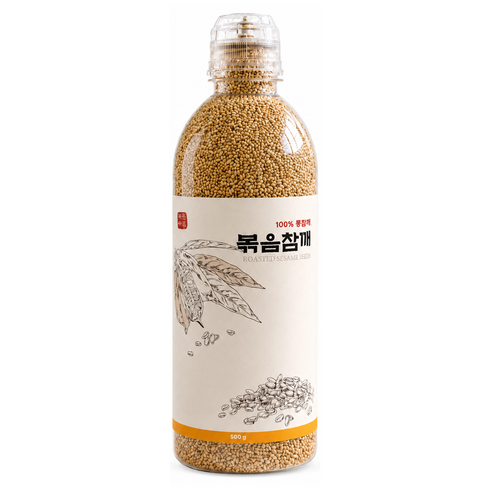 해든마루 고소한 볶음참깨 통깨100%, 1개, 500g