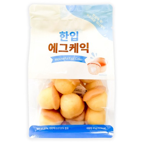 한입 에그케익 미니 계란 카스테라, 10개, 85g