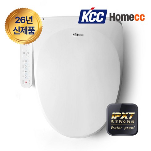 신제품출시 KCC 방수비데 IPX7 직수형 쾌변 항균시트 필터없는 자동노즐세척 HBD-K530, 고객직접설치