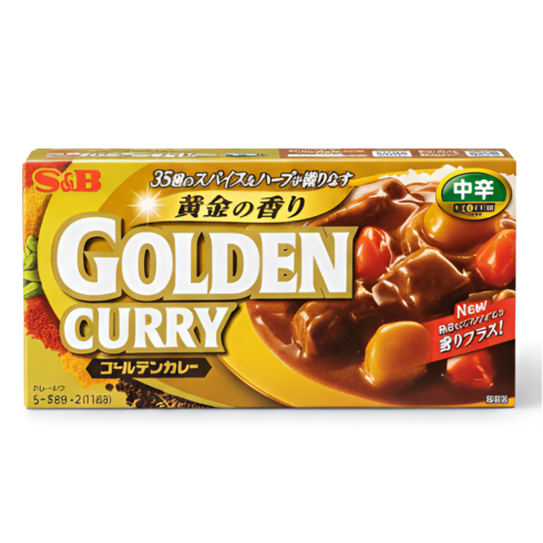 에스앤비 골든카레 중간매운맛, 198g, 1개