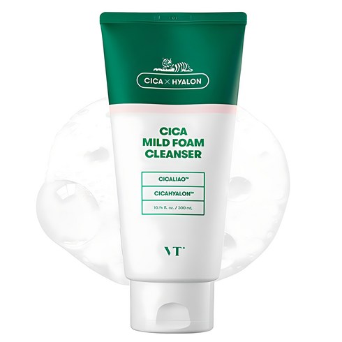 브이티코스메틱 시카 마일드 폼 클렌저, 300ml, 1개