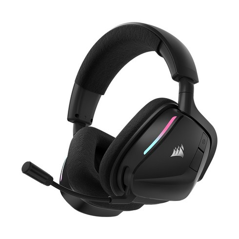커세어 보이드 V2 RGB 무선 게이밍 헤드셋 돌비 애트모스, 블랙