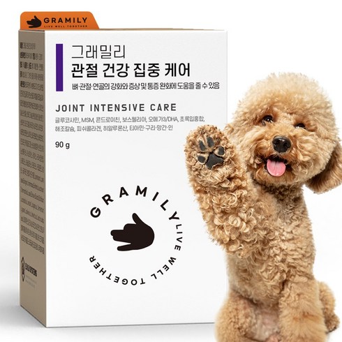 그래밀리 강아지 관절 집중 영양제, 뼈/관절강화, 1개