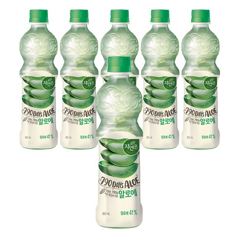 자연은 알로에 주스, 500ml, 6개