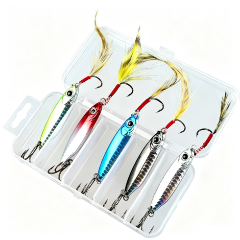 하마피싱 메탈지그 카샤 부시리 루어 메탈지그 농어 삼치 우럭 배스 방파제 선상낚시 크롬메탈지그, 5개, 15g, 5pcs