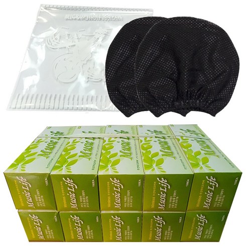뮤직라이프블랙 무선 마이크커버 노래방마이크 위생카바 덮개, 뮤직라이프 블랙 1000P, 블랙, 1개