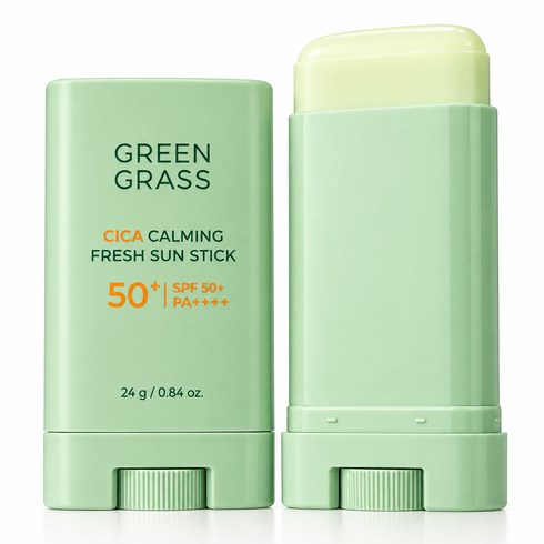 그린그라스 시카 카밍 프레쉬 선스틱 SPF+50+ PA++++, 1개, 24g