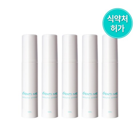 덴티미 무알콜 구강스프레이 마일드, 5개, 10ml