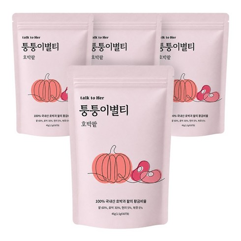 퉁퉁이별티 호박팥차, 1.5g, 30개입, 4개
