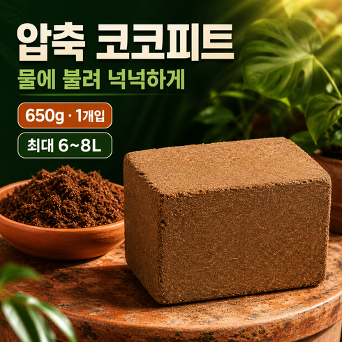 압축 코코피트, 7L, 1개