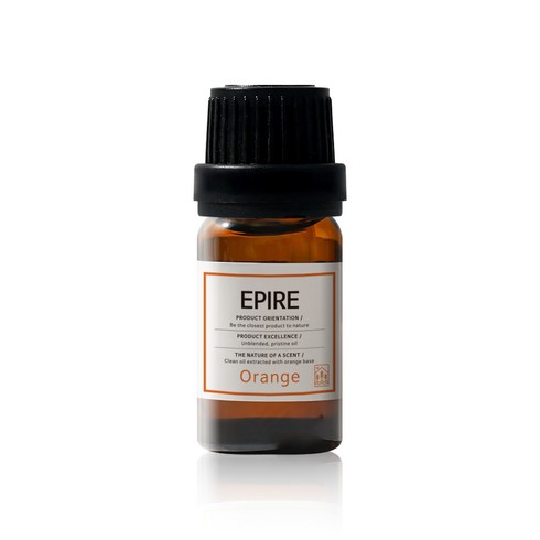 에피레 천연 아로마 에센셜 오일 원액 100%, 1개, 10ml, 오렌지