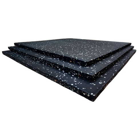 희우스포츠 방음방진 홈짐 층간소음 런닝머신 매트 50cm*50cm, 30mm 사각매트(코팅) 3pc